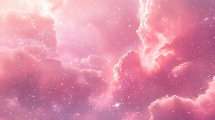 pink celestial background