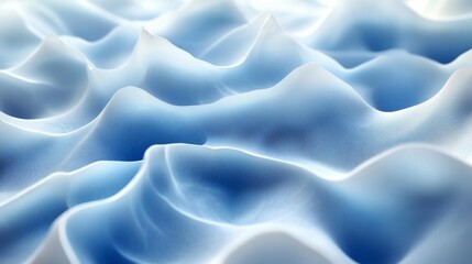 Abstract Blue Waves Texture Generative AI