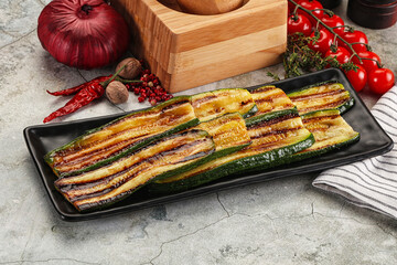 Sticker - Grilled zucchini with olive oil