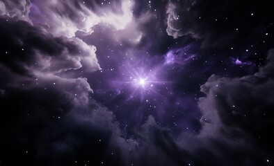 Wall Mural - nebula's brightest star, a supernova