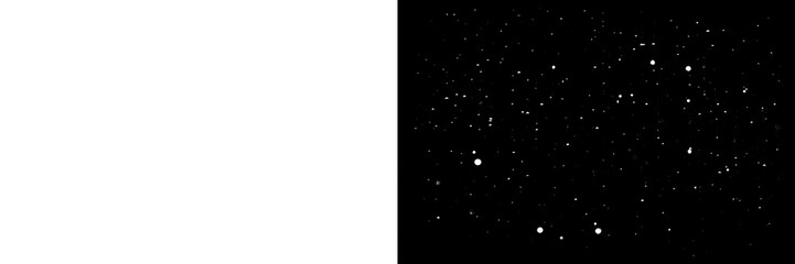 Canvas Print - png starry night sky background