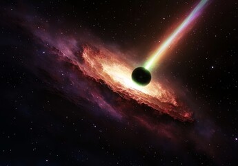 Wall Mural - space images of glowing galaxies, nebulae, and star dust clouds
