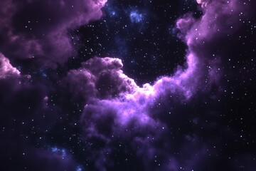 Wall Mural - photorealistic nebula generated by machine learning. generative art.