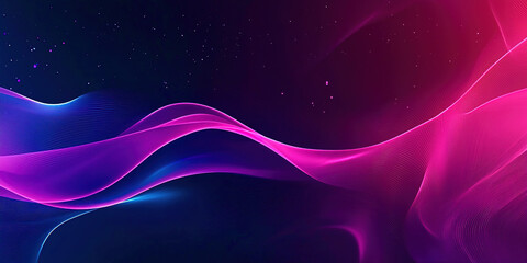 Poster - Soft waves abstract background