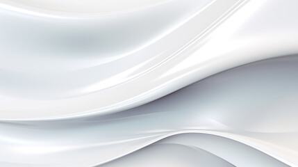 Fototapete - Abstract soft shiny white gray wavy line background graphic design. Elegant white gray modern architecture art. Blurred backdrop effect back