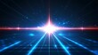 © Tackey - Vibrant abstract background featuring a radiant light source with glowing lines and particles, perfect for futuristic designs.