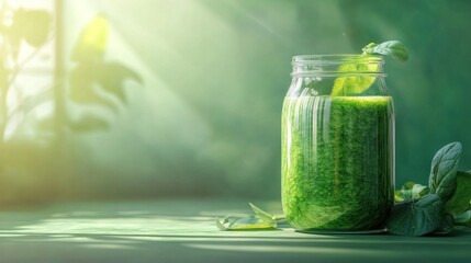 Wall Mural - Refreshing Green Smoothie