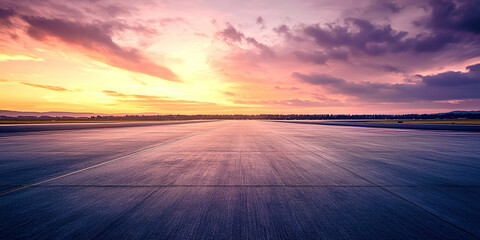 An empty runway