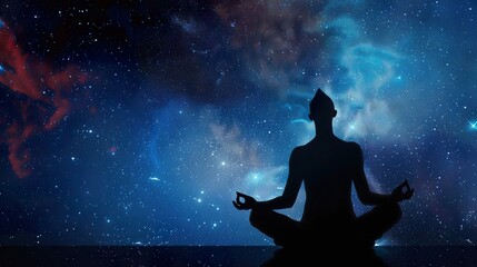 Wall Mural - Universe_cosmos._Meditation_background_chakras_prana