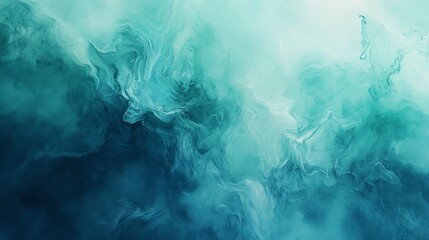 Wall Mural - Abstract watercolor paint background by deep teal color black and green with liquid fluid texture for backdrop