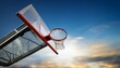 © 和正 住原 - Basketball hoop with a breakaway rim.
