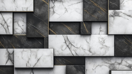 Wall Mural - A seamless pattern of white marble