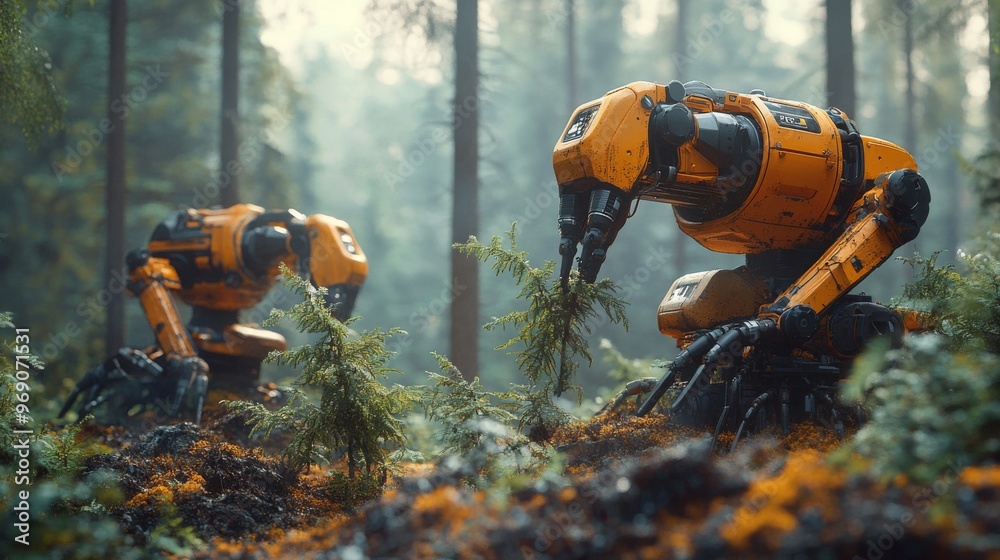 Autonomous AI-powered forestry robots managing reforestation and fire ...