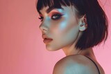 Beautiful woman with make-up Beautiful woman with make-up