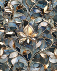 Poster - Decorative glass background design