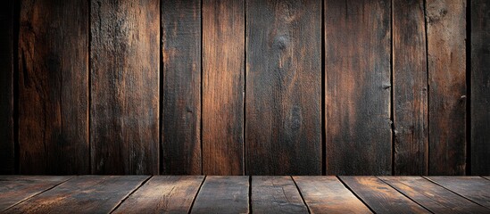 Leinwandbilder - Wood Texture Background with Free Copy Space for Product or Advertising Text Design