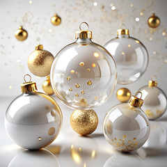 Wall Mural - christmas balls