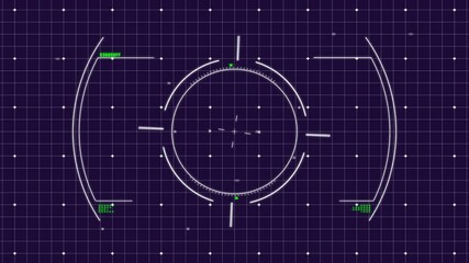 Poster - Animation of digital data processing over scope scanning
