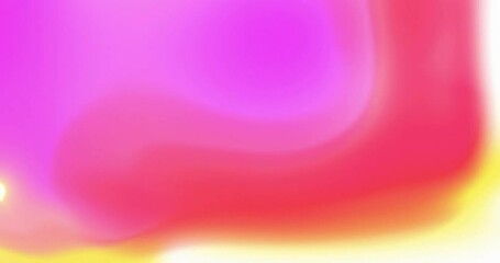 Poster - Animation of vibrant pink, red and yellow background