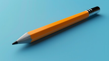 Wall Mural - Pencil office equipment 3D