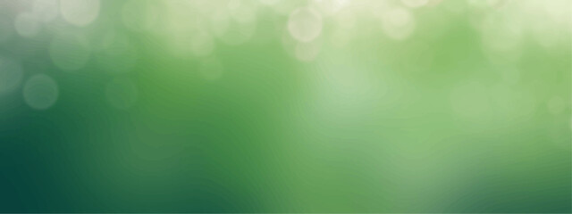 Wall Mural - green abstract background with bokeh