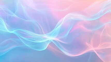 Poster - A dreamy, soft-focus abstract background with flowing lines and pastel colors, evoking a sense of calm and tranquility