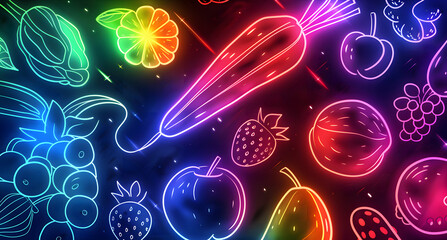 Poster - poster of fruits and vegetables