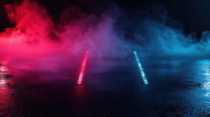 Poster - Vibrant Fireworks Display Lighting Up the Enchanting Night Sky
