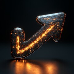 Poster - Glowing Arrow