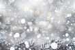 © john - winter christmas sparkling shiny silver bright glittering abstract bokeh background