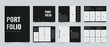 © farsigraphics01 - Architecture portfolio template or professional project portfolio template design