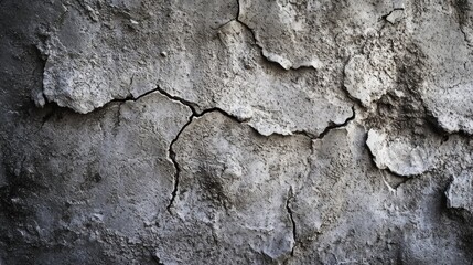 Wall Mural - A close-up of cracked and peeling wall texture, showcasing weathered surfaces.