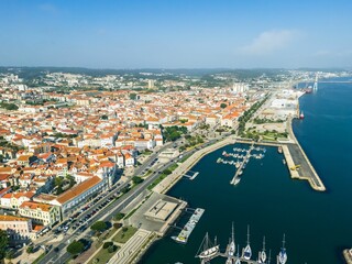 Canvas Print - Portugal, Figueira da Foz, Drone