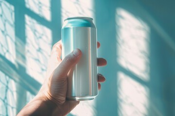 Aufkleber - A person holding a can of soda