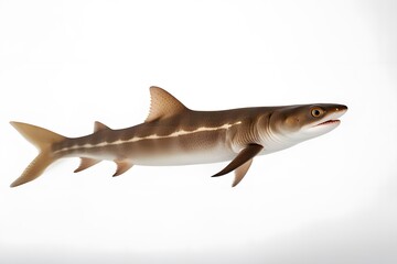 Bamboo shark on white background, Ai Generated