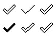 © Lalavida - checklist, check mark icon symbol vector template collection