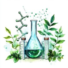 biology laboratory nature and science, plant and environmental study, dna, gene therapy, and plants 