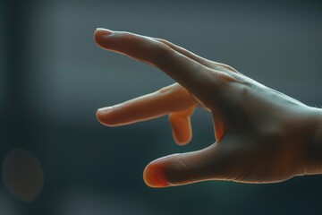Aufkleber - A close-up of a person's hand grasping an unknown item, potential for mystery and intrigue