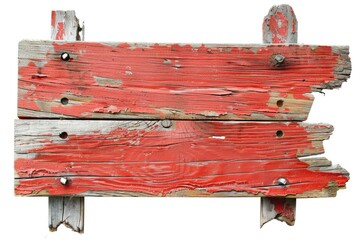 Poster - Old weathered sign with rusty paint, perfect for rustic or vintage themed designs