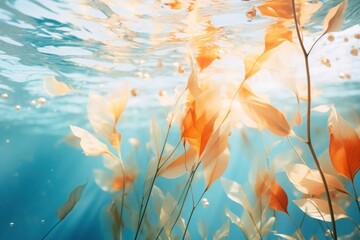 Wall Mural - Backgrounds underwater outdoors nature.