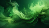 Tło zielona mgła dym horyzontalne abstrakcja