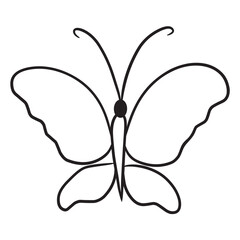 Wall Mural - Butterflies Icon Vector