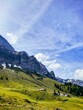 Beautiful landscape of Santis Mountain in Switzerland.