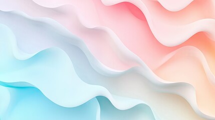 Poster - Gradient background with soft pastel colors, perfect for modern and minimalist designs.
