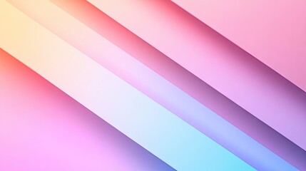 Poster - Gradient background with soft pastel colors, perfect for modern and minimalist designs.