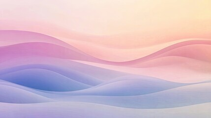 Poster - Soft gradient background with smooth transitions between cool tones, ideal for calming and serene designs