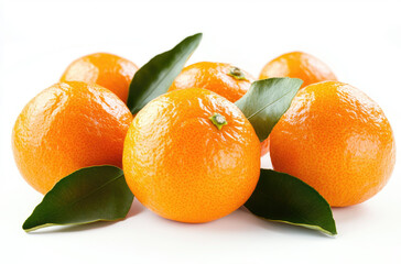 A Group of Clementines in Assorted Positions Vibrant Orange for a Fresh Fruit Arrangement