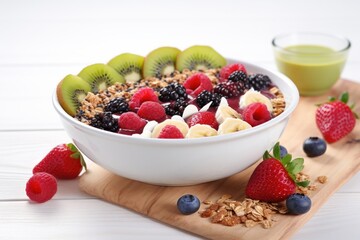 Canvas Print - Acai bowl front view