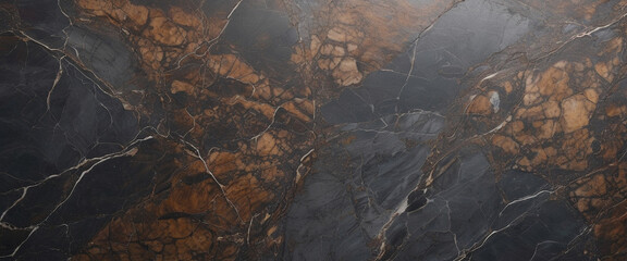 Poster - Black and Brown Marble Texture