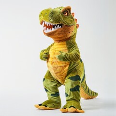 people wearing dinosaur mascot costume